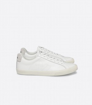 Χαμηλα Sneakers γυναικεια Veja Esplar δερματινα ασπρα | AYV4790QJ