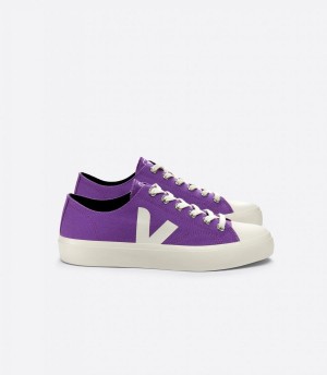 Χαμηλα Sneakers ανδρικα Veja Wata II Low καμβα Cosmos μωβ | ACJ395MS