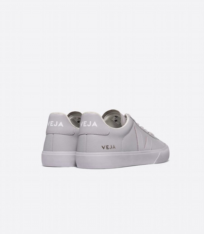 Χαμηλα Sneakers γυναικεια Veja Campo Chromefree δερματινα Parme ανοιχτο μωβ | VED4145MF