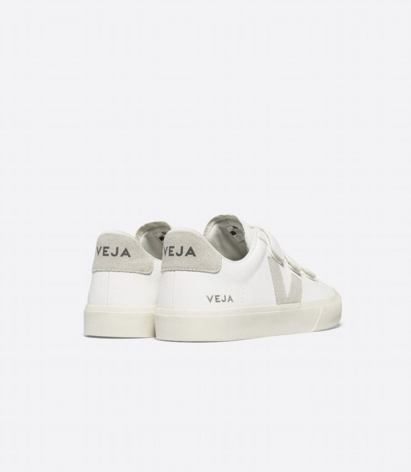 Χαμηλα Sneakers γυναικεια Veja Recife Chromefree δερματινα ασπρα Μπεζ | MKE4421AL