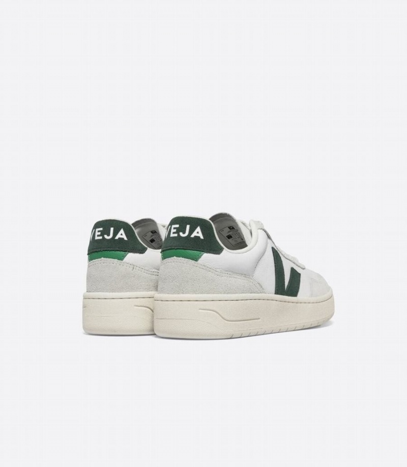 Χαμηλα Sneakers γυναικεια Veja V-90 δερματινα ασπρα γκρι πρασινο | PUQ1160BQ