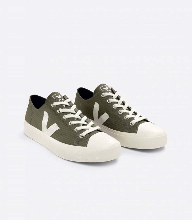 Χαμηλα Sneakers γυναικεια Veja Wata II Low Ripstop σκούρο πρασινο | KXY1517RQ