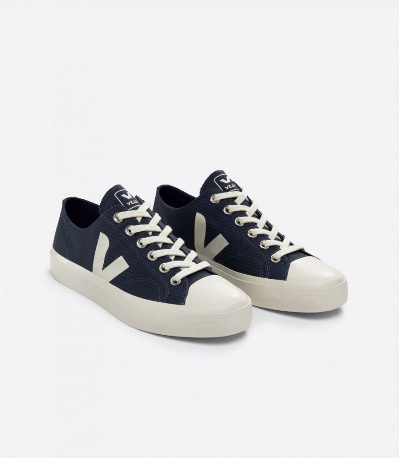 Χαμηλα Sneakers γυναικεια Veja Wata II Low Ripstop Βάρκας βαθυ μπλε | ESR9831BR