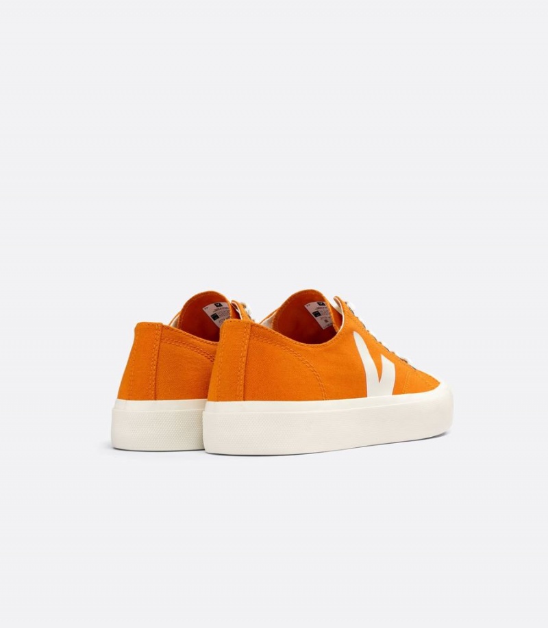 Χαμηλα Sneakers ανδρικα Veja Wata II Low καμβα Pumpkin πορτοκαλι | CRE429NT