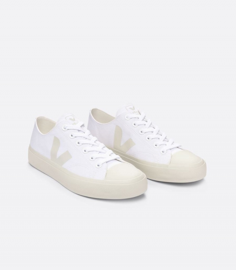 Χαμηλα Sneakers γυναικεια Veja Wata II Low καμβα ασπρα | UYQ7596NJ